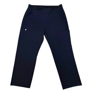 FIGS Men's Axim Navy Blue Cargo Scrub Pants Elastic Waist Size XXL‎